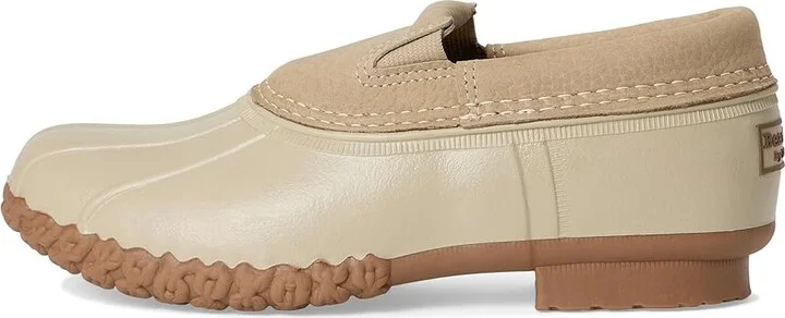 L.L.Bean Rubber Moc Slip On Women's Rain Boots Light Khaki/Light Khaki/Toasted Coconut : 9 B - Medium, Leather - Image 6