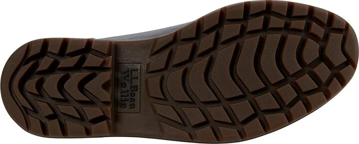 L.L.Bean Rugged Wellie Chelsea Boot Women's Shoes Black/Dark Gum : 6 B - Medium, Rubber - Image 3