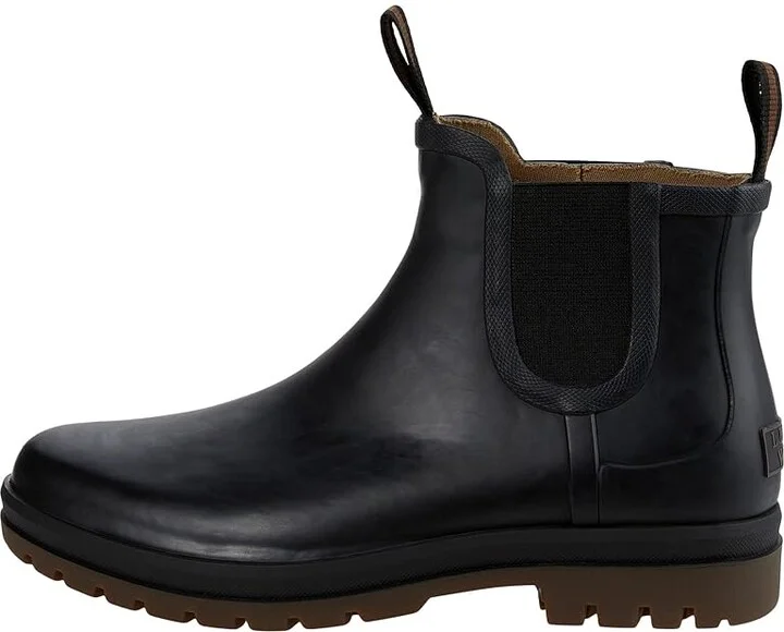 L.L.Bean Rugged Wellie Chelsea Boot Women's Shoes Black/Dark Gum : 6 B - Medium, Rubber - Image 6