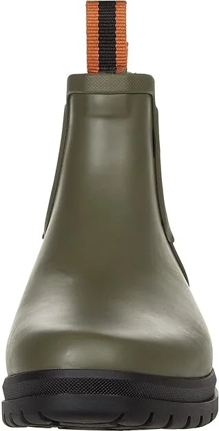 L.L.Bean Rugged Wellie Chelsea Boot Women's Shoes Black/Dark Gum : 6 B - Medium, Rubber - Image 10