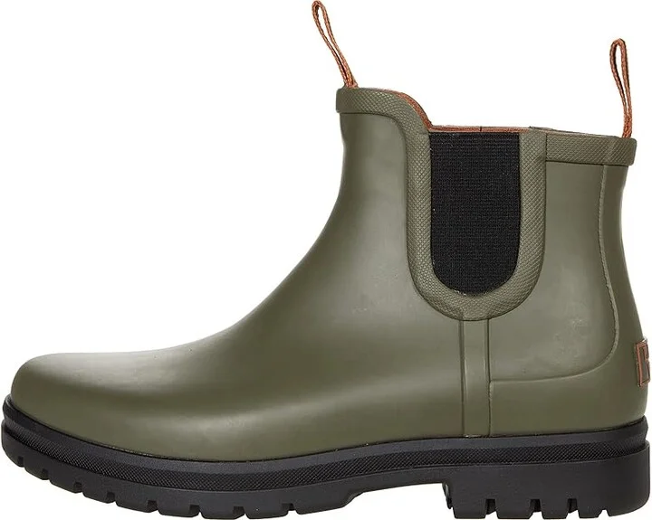L.L.Bean Rugged Wellie Chelsea Boot Women's Shoes Black/Dark Gum : 6 B - Medium, Rubber - Image 11