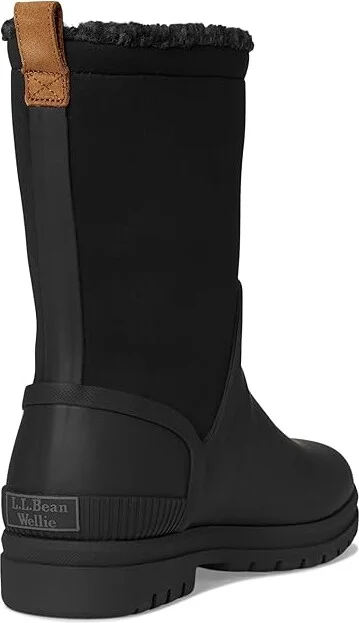 L.L.Bean Rugged Winter Wellie Boot Women's Rain Boots Carbon Navy : 10 B - Medium, Rubber - Image 10