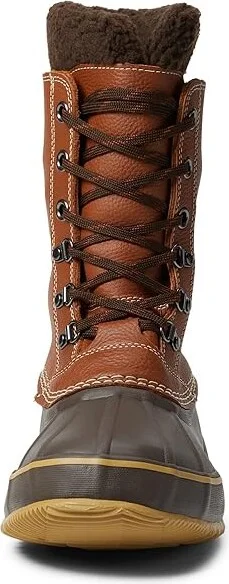 L.L.Bean Snow Boot Tumbled Leather Lace Men's Shoes Maple : 8 D - Medium, Leather/Synthetic - Image 2