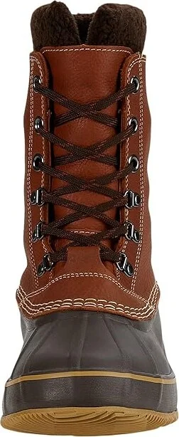 L.L.Bean Snow Boot Tumbled Leather Lace Men's Shoes Maple : 8 D - Medium, Leather/Synthetic - Image 5