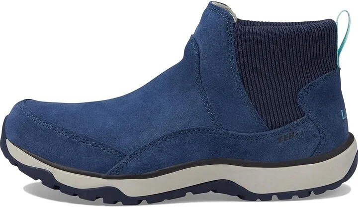 L.L.Bean Snow Sneaker 5 Ankle Boot Water Resistant Insulated Pull-On Women's Boots Bright Mariner/Classic Navy : 9 B - Medium - Image 6