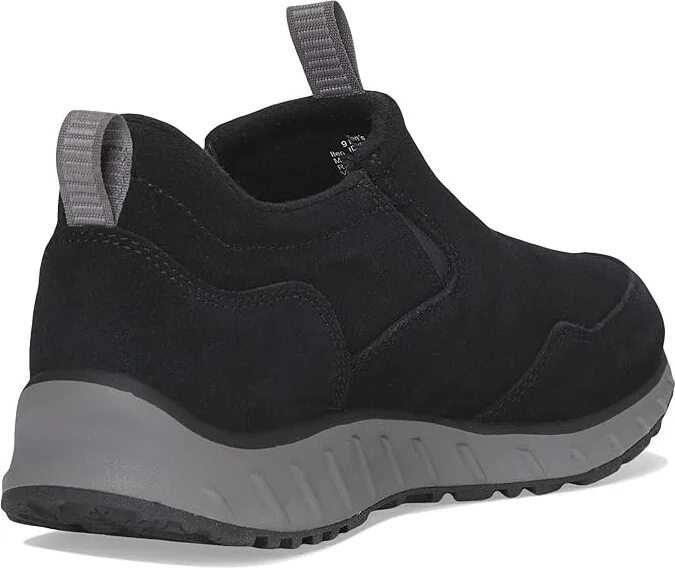 L.L.Bean Snow Sneaker 5 Low Waterproof Insulated Slip-On Men's Shoes Black/Black : 7.5 D - Medium, Suede - Image 4