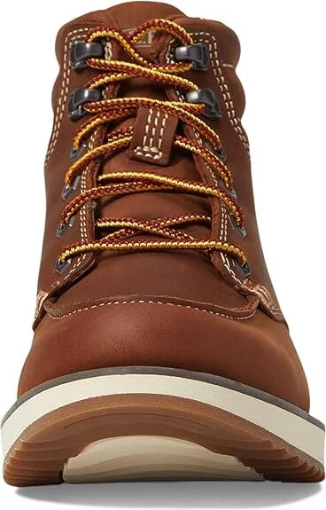 L.L.Bean Stonington Boot Moc Toe Women's Boots Dark Oakwood : 6 B - Medium, Leather - Image 2