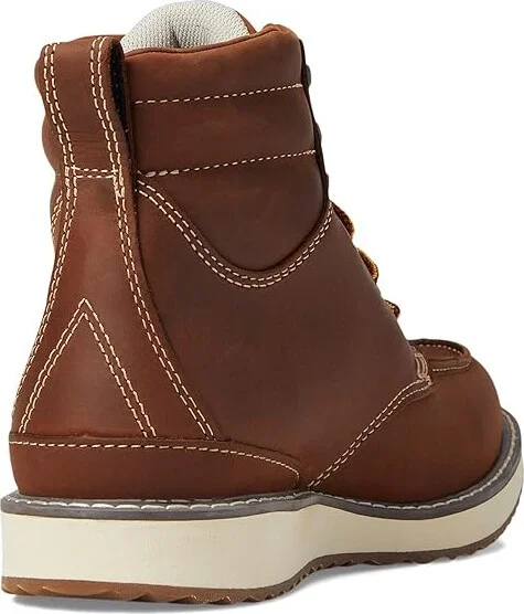 L.L.Bean Stonington Boot Moc Toe Women's Boots Dark Oakwood : 6 B - Medium, Leather - Image 4