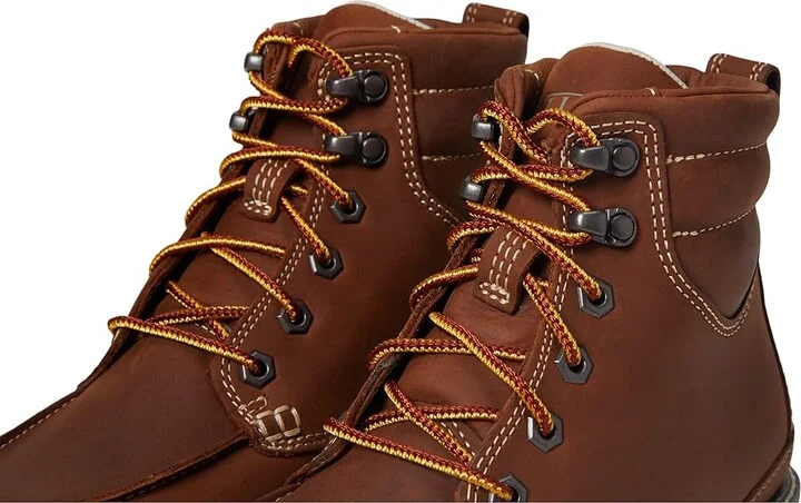 L.L.Bean Stonington Boot Moc Toe Women's Boots Dark Oakwood : 6 B - Medium, Leather - Image 5