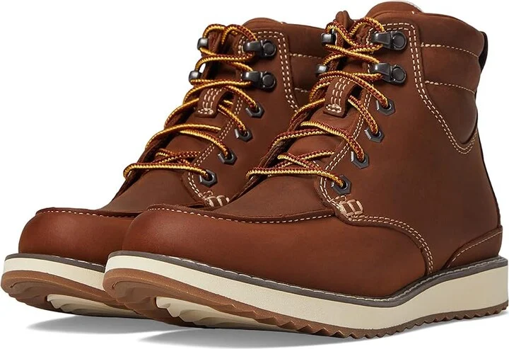 L.L.Bean Stonington Boot Moc Toe Women's Boots Dark Oakwood : 6 B - Medium, Leather