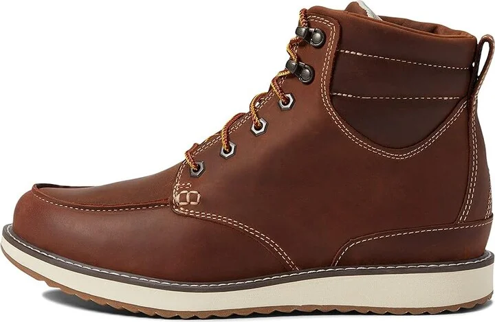 L.L.Bean Stonington Boots Moc Toe Men's Shoes Dark Oakwood : 7 D - Medium, Leather - Image 5