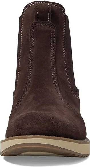 L.L.Bean Stonington Chelsea Boot Suede Men's Boots Deepest Brown : 10 D - Medium, Rubber/Suede - Image 2
