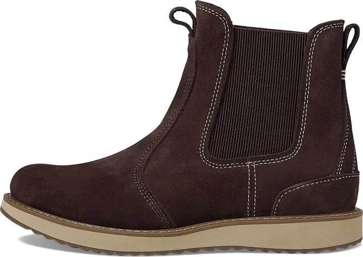 L.L.Bean Stonington Chelsea Boot Suede Men's Boots Deepest Brown : 10 D - Medium, Rubber/Suede - Image 5