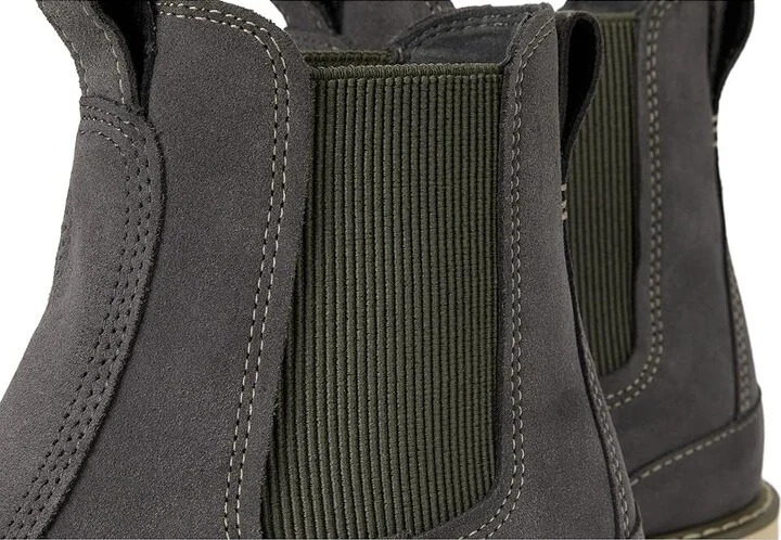 L.L.Bean Stonington Chelsea Boot Suede Women's Boots Graphite : 11 B - Medium, Rubber/Suede - Image 7