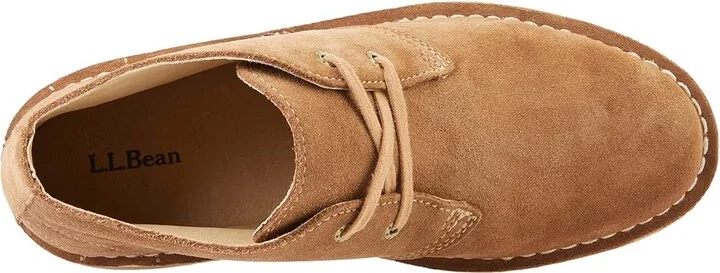 L.L.Bean Stonington Chukka Suede Women's Shoes Toasted Coconut : 7 D - Wide - Image 2
