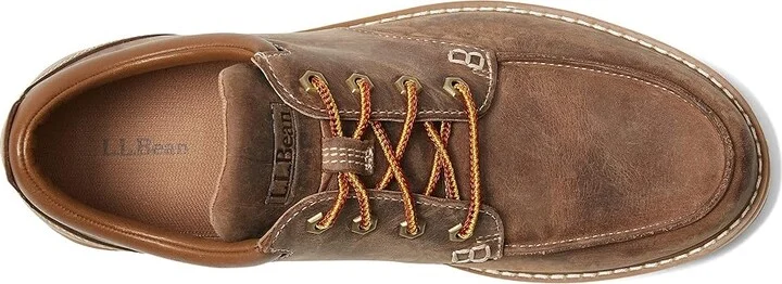L.L.Bean Stonington Shoe Moc Toe Men's Shoes Dark Cocoa : 7 D - Medium, Textile - Image 2
