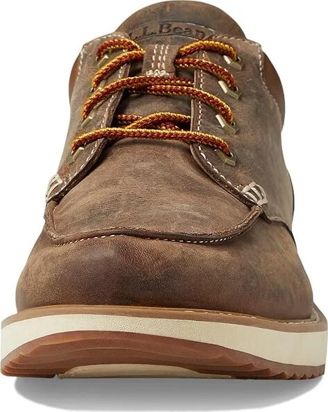L.L.Bean Stonington Shoe Moc Toe Men's Shoes Dark Cocoa : 7 D - Medium, Textile - Image 5