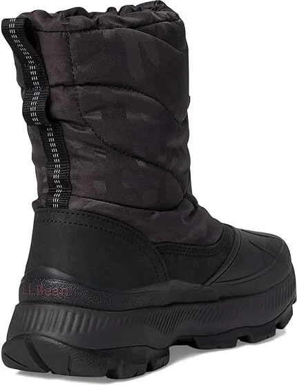 L.L.Bean Storm Chaser 6 Boot Quilted Waterproof Insulated Pull On Women's Boots Classic Black : 7 B - Medium, Leather/Rubber - Image 4
