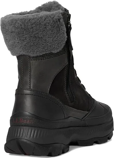 L.L.Bean Storm Chaser 6 Boot Waterproof Insulated Lace Up Women's Boots Shale Gray : 8 B - Medium, Leather/Rubber - Image 4