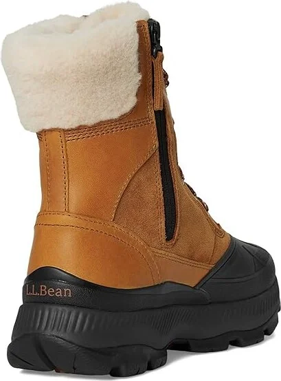 L.L.Bean Storm Chaser 6 Boot Waterproof Insulated Lace Up Women's Boots Shale Gray : 8 B - Medium, Leather/Rubber - Image 10