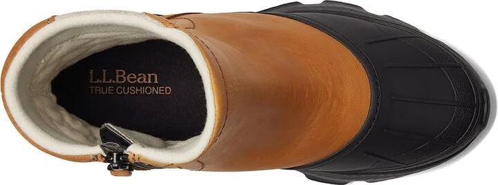 L.L.Bean Storm Chaser 6 Boot Waterproof Insulated Pull On Women's Boots Glazed Ginger : 7 B - Medium, Leather - Image 2