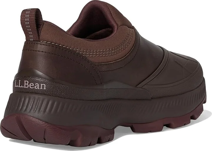 L.L.Bean Storm Chaser 6 Waterproof Slip On Women's Boots Deepest Brown : 10 B - Medium, Leather - Image 4