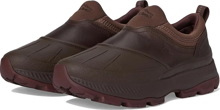 L.L.Bean Storm Chaser 6 Waterproof Slip On Women's Boots Deepest Brown : 10 B - Medium, Leather