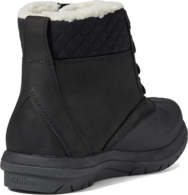 L.L.Bean Storm Chaser Lace Boot 5 Women's Boots Black/Black : 8 B - Medium, Leather/Synthetic/Textile - Image 4