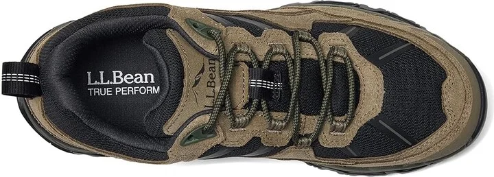L.L.Bean Trail Model X Low Ventilated Hiker Men's Climbing Shoes Dark Mushroom : 9 D - Medium, Suede - Image 2