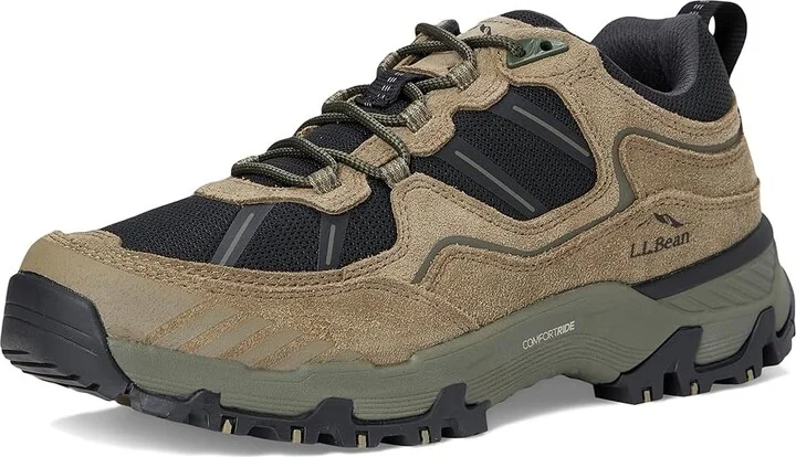 L.L.Bean Trail Model X Low Ventilated Hiker Men's Climbing Shoes Dark Mushroom : 9 D - Medium, Suede - Image 5