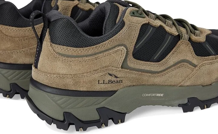 L.L.Bean Trail Model X Low Ventilated Hiker Men's Climbing Shoes Dark Mushroom : 9 D - Medium, Suede - Image 7