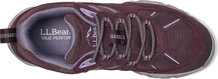 L.L.Bean Trail Model X Low Ventilated Hiker Women's Climbing Shoes Dark Mauve : 7.5 B - Medium, Suede - Image 2