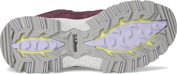 L.L.Bean Trail Model X Low Ventilated Hiker Women's Climbing Shoes Dark Mauve : 7.5 B - Medium, Suede - Image 3