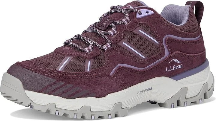 L.L.Bean Trail Model X Low Ventilated Hiker Women's Climbing Shoes Dark Mauve : 7.5 B - Medium, Suede - Image 5