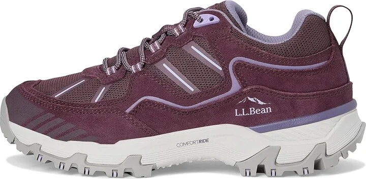 L.L.Bean Trail Model X Low Ventilated Hiker Women's Climbing Shoes Dark Mauve : 7.5 B - Medium, Suede - Image 6