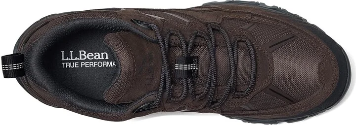 L.L.Bean Trail Model X Low Waterproof Hiker Men's Climbing Shoes Deepest Brown : 9 D - Medium, Suede - Image 2