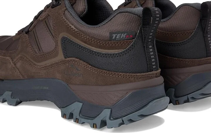 L.L.Bean Trail Model X Low Waterproof Hiker Men's Climbing Shoes Deepest Brown : 9 D - Medium, Suede - Image 7