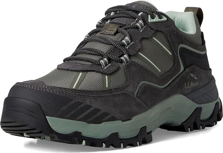 L.L.Bean Trail Model X Low Waterproof Hiker Women's Climbing Shoes River Rock : 11 B - Medium, Suede - Image 11