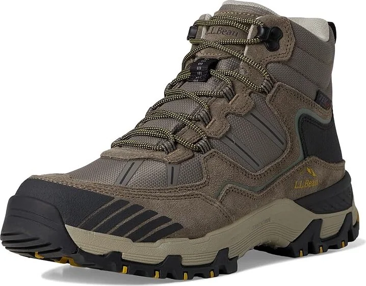 L.L.Bean Trail Model X Mid Waterproof Hiker Men's Climbing Shoes Ash : 9 D - Medium, Rubber/Suede - Image 5