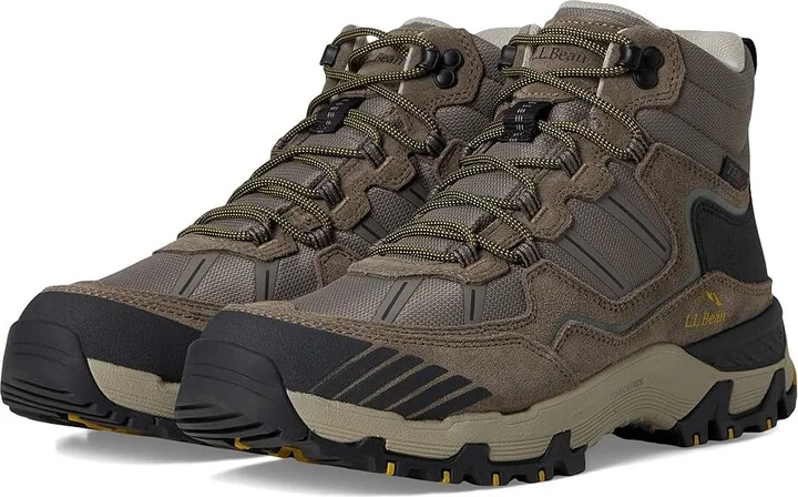 L.L.Bean Trail Model X Mid Waterproof Hiker Men's Climbing Shoes Ash : 9 D - Medium, Rubber/Suede