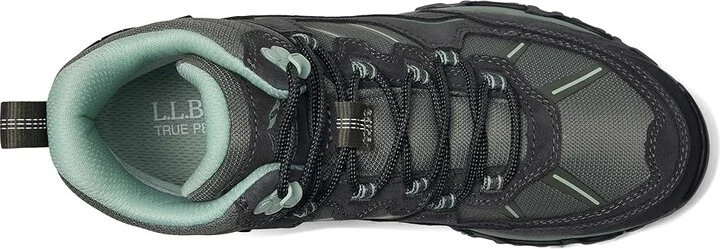 L.L.Bean Trail Model X Mid Waterproof Hiker Women's Climbing Shoes Graphite : 6 B - Medium, Rubber/Suede - Image 2