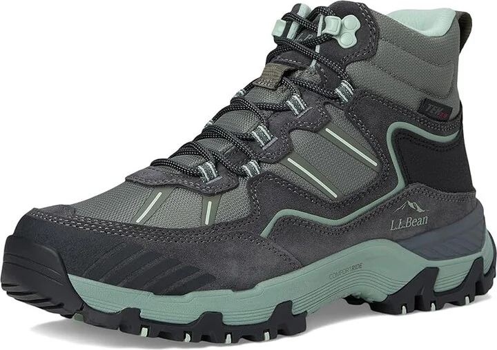 L.L.Bean Trail Model X Mid Waterproof Hiker Women's Climbing Shoes Graphite : 6 B - Medium, Rubber/Suede - Image 5