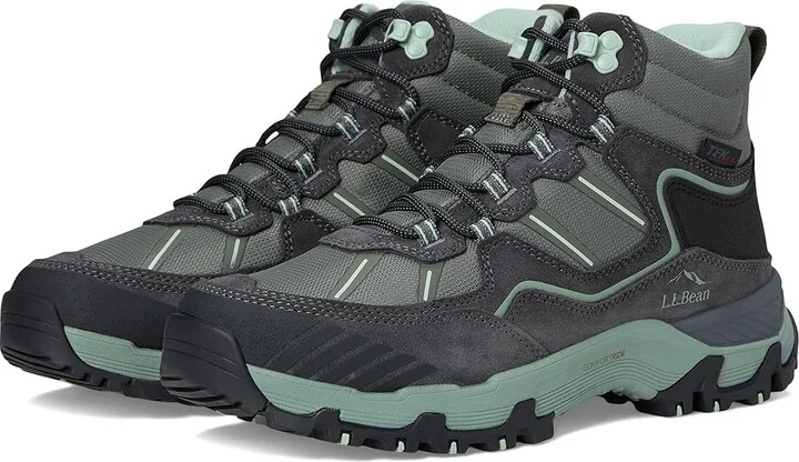 L.L.Bean Trail Model X Mid Waterproof Hiker Women's Climbing Shoes Graphite : 6 B - Medium, Rubber/Suede