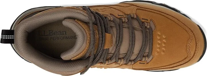 L.L.Bean Trail Model X Mid Waterproof Leather Hiker 2 Women's Hiking Boots Barley : 9.5 B - Medium - Image 2