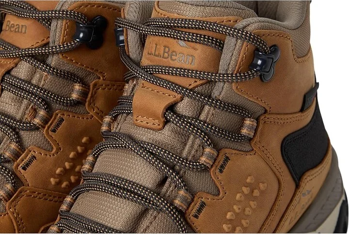 L.L.Bean Trail Model X Mid Waterproof Leather Hiker 2 Women's Hiking Boots Barley : 9.5 B - Medium - Image 7