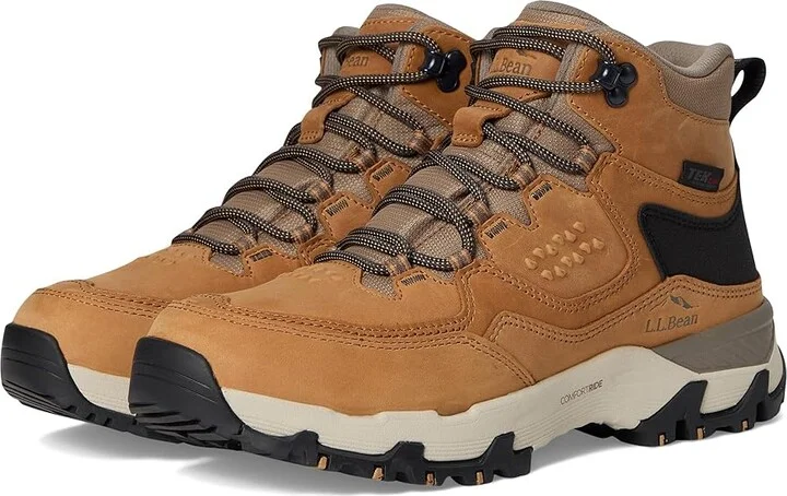 L.L.Bean Trail Model X Mid Waterproof Leather Hiker 2 Women's Hiking Boots Barley : 9.5 B - Medium