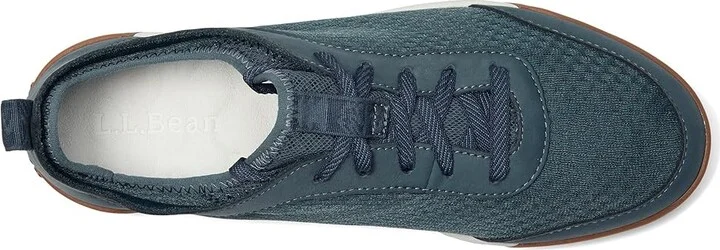 L.L.Bean Vacationland Sneaker Lace Men's Lace-up Boots Rangeley Blue : 8 D - Medium, Leather - Image 2