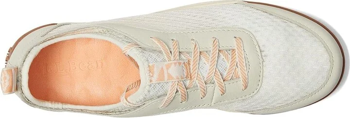 L.L.Bean Vacationland Sneaker Lace Women's Shoes Paperwhite : 8.5 B - Medium, Synthetic - Image 2