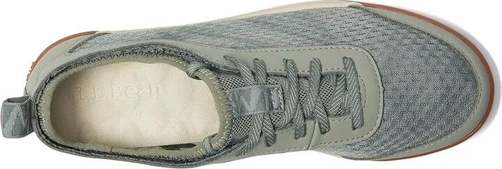L.L.Bean Vacationland Sneaker Lace Women's Shoes Paperwhite : 8.5 B - Medium, Synthetic - Image 8