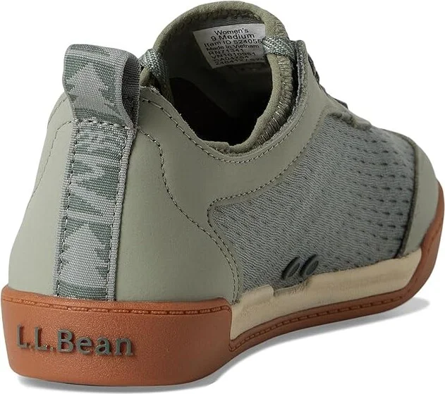 L.L.Bean Vacationland Sneaker Lace Women's Shoes Paperwhite : 8.5 B - Medium, Synthetic - Image 10